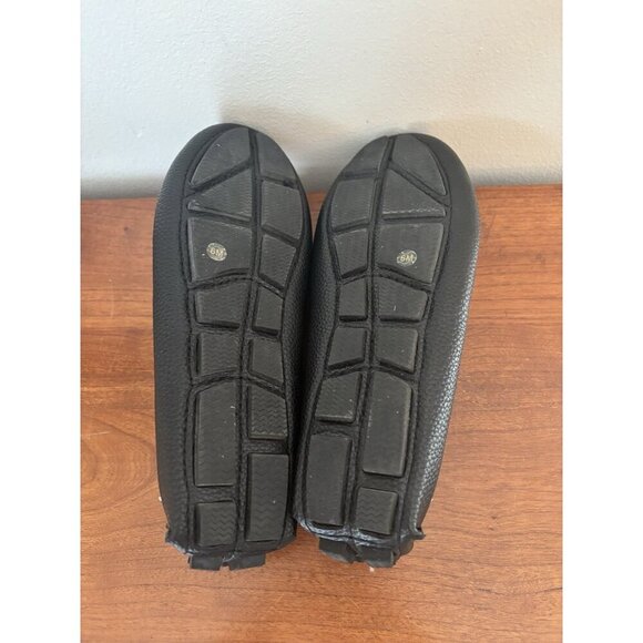 Anne Klein AK Size 6M Chain Loafer iflex Comfort Slip On Black Flats Shoes - Picture 7 of 9